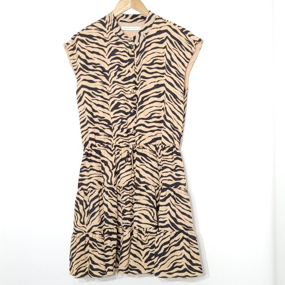 Rebecca Minkoff Zebra Print Mini Dress - Picture 2 of 15